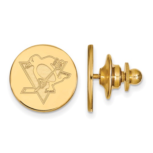 14k Yellow Gold Pittsburgh Penguins Lapel Pin