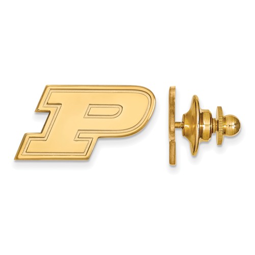 14k Yellow Gold Purdue University P Lapel Pin