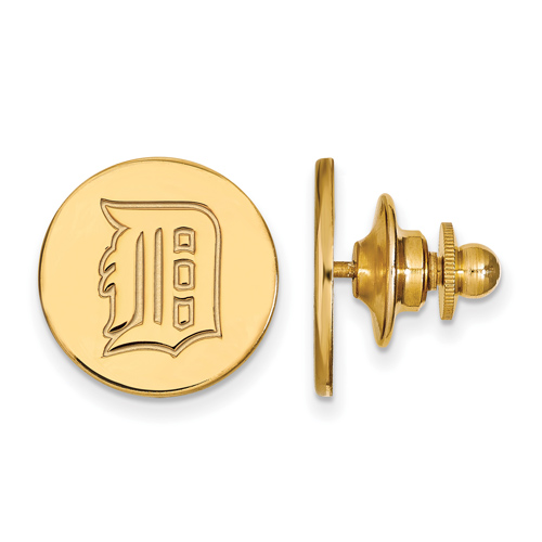 14kt Yellow Gold Detroit Tigers Lapel Pin