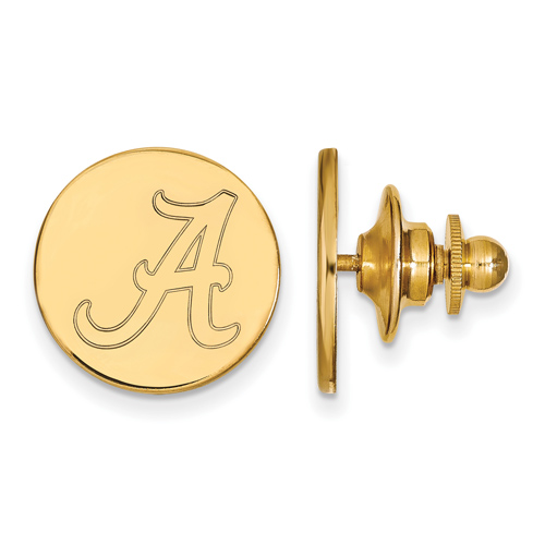 14kt Yellow Gold University of Alabama Lapel Pin
