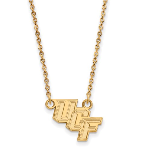 University of Central Florida Pendant on Necklace 10k Yellow Gold