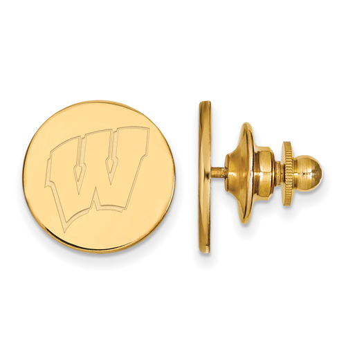 14kt Yellow Gold University of Wisconsin Lapel Pin