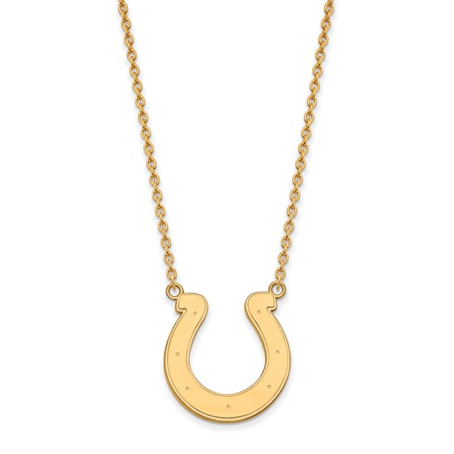Indianapolis Colts Pendant Necklace 10k Yellow Gold