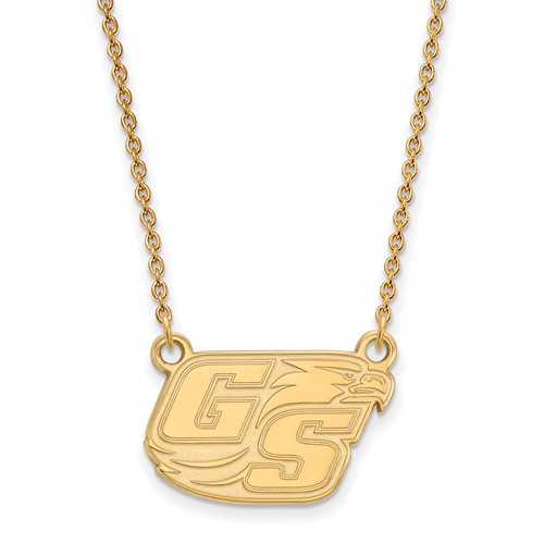 14k Yellow Gold Georgia Southern University GS Small Necklace