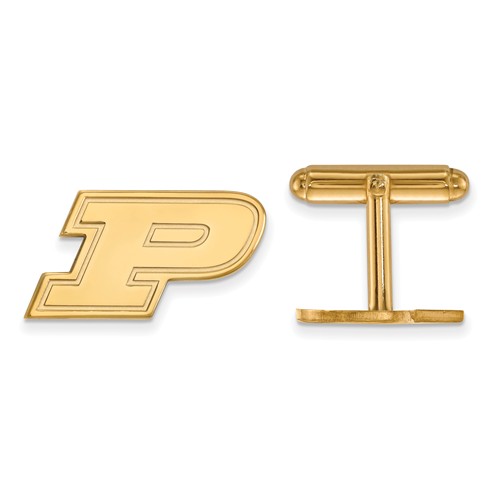 14k Yellow Gold Purdue University P Cuff Links