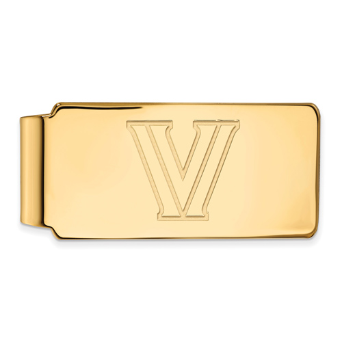 Villanova University Money Clip 14k Yellow Gold