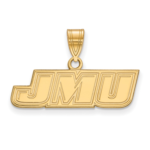 14k Yellow Gold James Madison University JMU Pendant