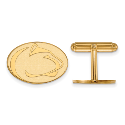 14kt Yellow Gold Penn State University Cuff Links