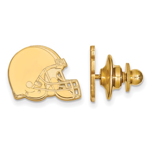 14k Yellow Gold Cleveland Browns Lapel Pin