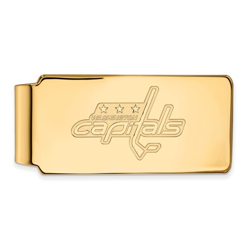 10k Yellow Gold Washington Capitals Money Clip