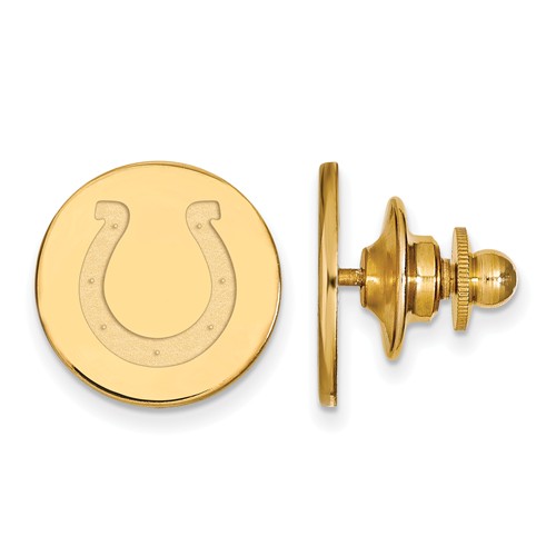 14k Yellow Gold Indianapolis Colts Lapel Pin