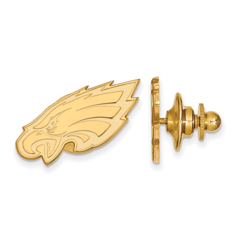 14k Yellow Gold Philadelphia Eagles Lapel Pin 4Y015EAG Joy Jewelers