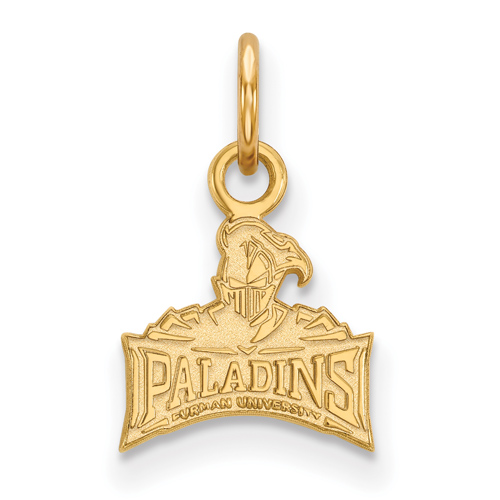 10k Yellow Gold Furman University Paladins Charm 3/8in