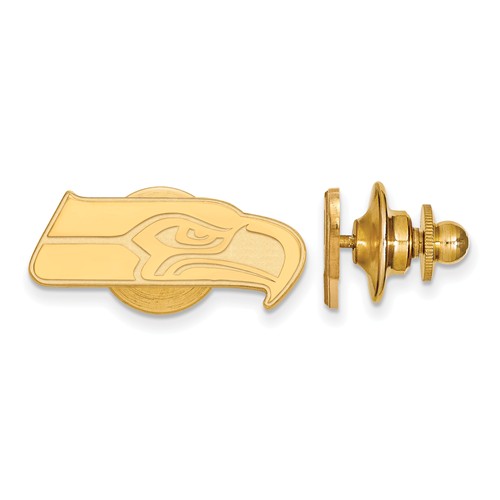 14k Yellow Gold Seattle Seahawks Lapel Pin