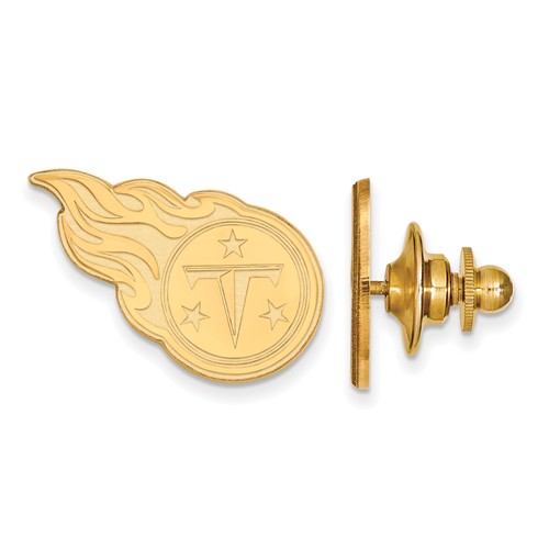 14k Yellow Gold Tennessee Titans Lapel Pin