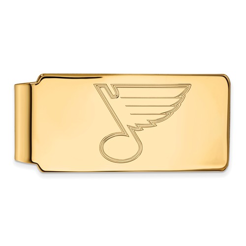 14k Yellow Gold St. Louis Blues Money Clip