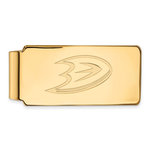 14k Yellow Gold Anaheim Ducks Money Clip