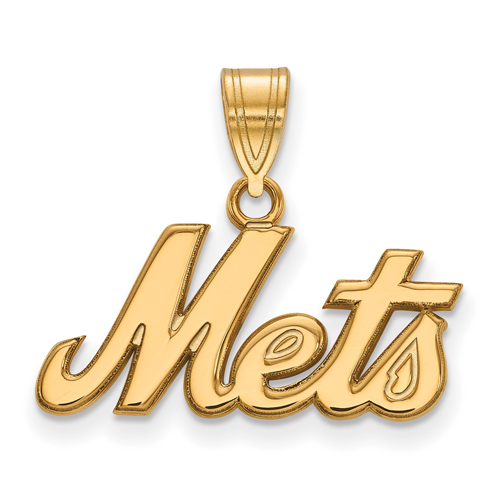 10kt Yellow Gold 3/8in New York Mets Pendant