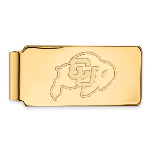 University of Colorado Money Clip 14k Yellow Gold