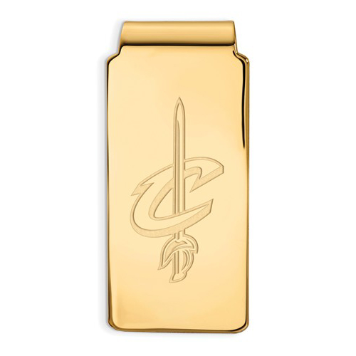 14kt Yellow Gold Cleveland Cavaliers Money Clip