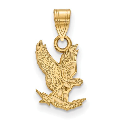 US Air Force Academy Falcon Charm 1/2in 10k Yellow Gold