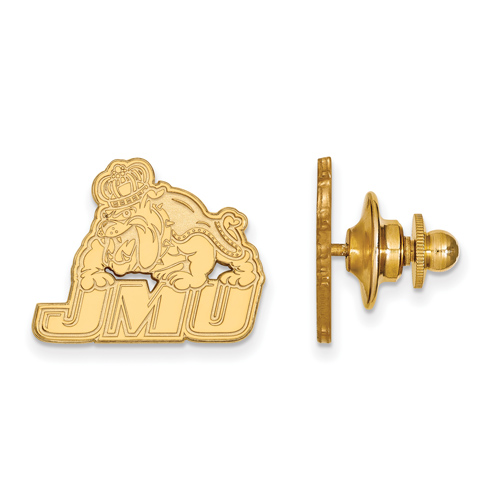 14k Yellow Gold James Madison University Lapel Pin