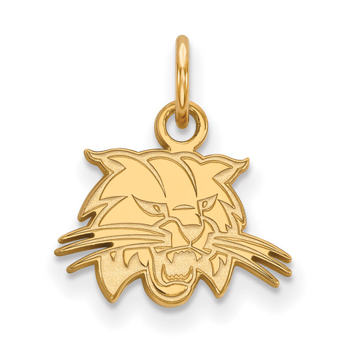 Ohio University Bobcat Charm 3/8in 14k Yellow Gold