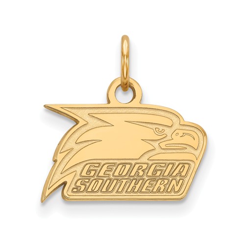 10k Yellow Gold Georgia Southern University Athletics Charm 3/8in
