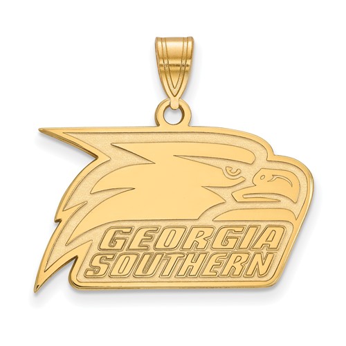 Georgia Southern University Athletic Pendant 5/8in 10k Yellow Gold