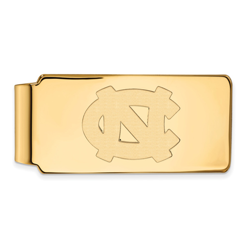 14kt Yellow Gold University of North Carolina Money Clip
