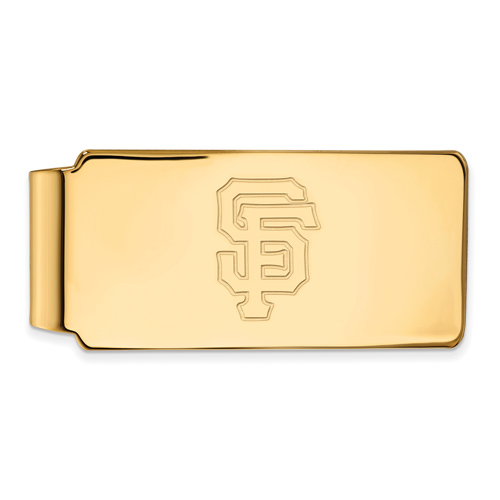 14kt Yellow Gold San Francisco Giants Money Clip