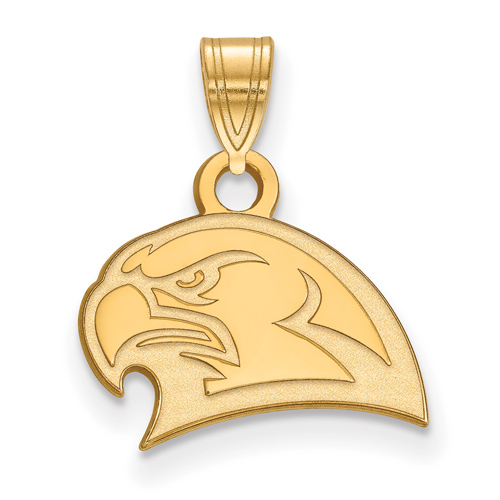 Miami University RedHawk Pendant 1/2in 10k Yellow Gold