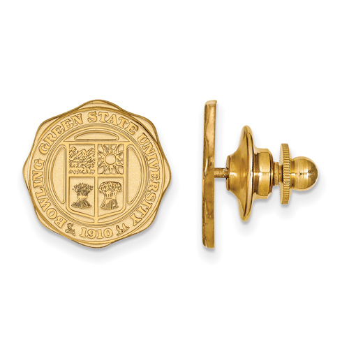 Bowling Green State University Logo Lapel Pin 14k Yellow Gold 