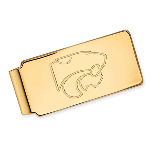 Kansas State University Money Clip 10k Yellow Gold