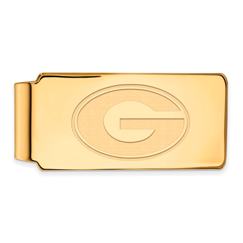 10kt Yellow Gold University of Georgia G Money Clip