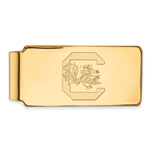 10kt Yellow Gold University of South Carolina Money Clip