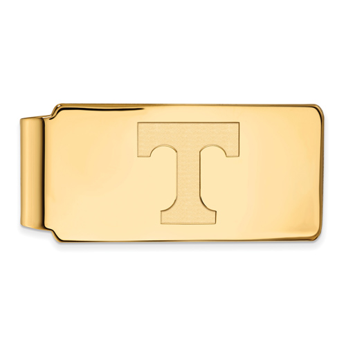 10kt Yellow Gold University of Tennessee Money Clip