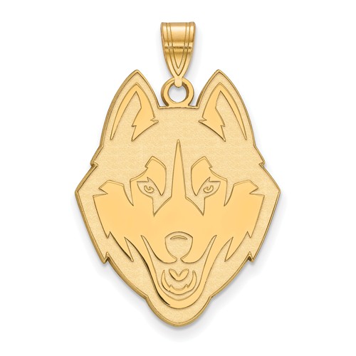 10k Yellow Gold 1in University of Connecticut Pendant 1Y026UCT