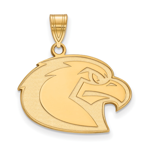 Marquette University Golden Eagle Pendant 3/4in 14k Yellow Gold