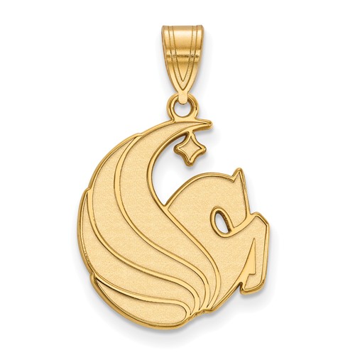 University of Central Florida Pegasus Pendant 3/4in 14k Yellow Gold