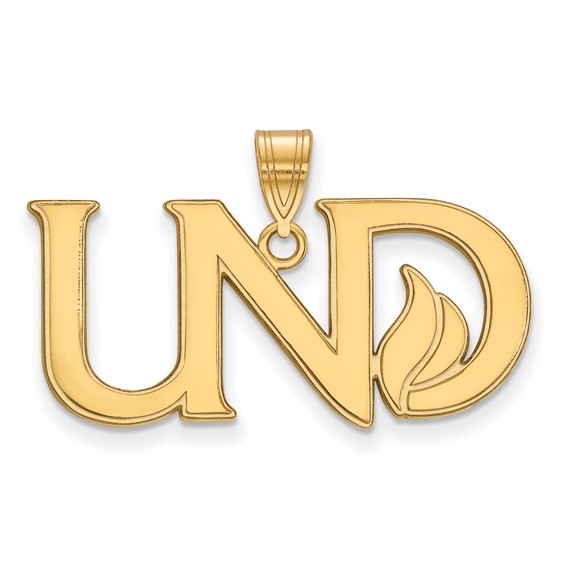 10k Yellow Gold University of North Dakota UND Pendant