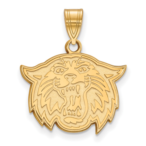 Villanova University Wildcat Pendant 5/8in 14k Yellow Gold