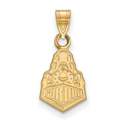 14k Yellow Gold Purdue University Boilermaker Charm 1/2in