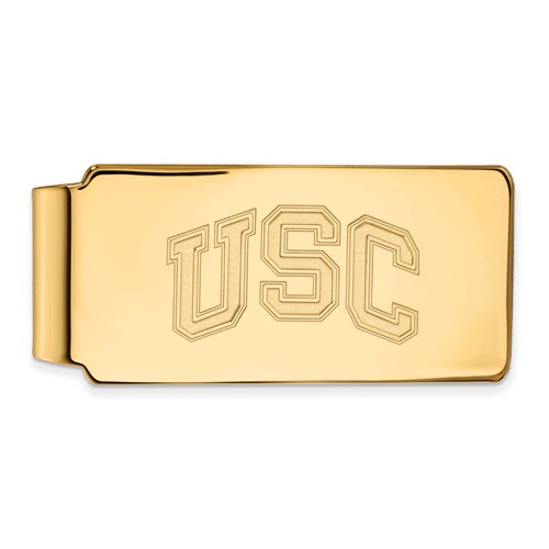 14k Yellow Gold University of Southern California Money Clip