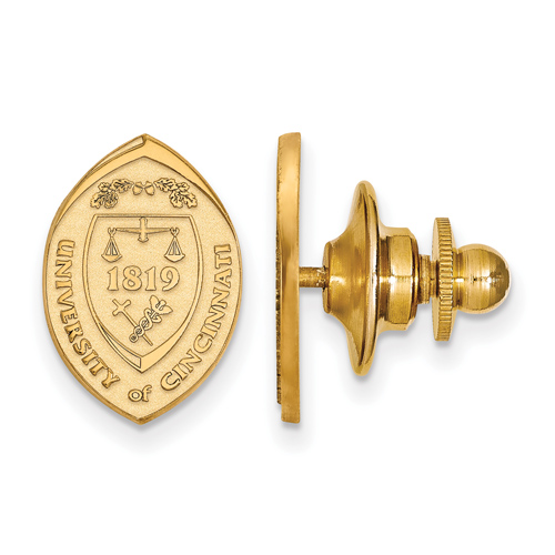 14k Yellow Gold University Of Cincinnati Logo Lapel Pin 4Y042UC