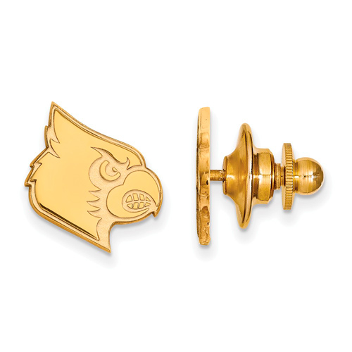 14k Yellow Gold University of Louisville Cardinal Lapel Pin
