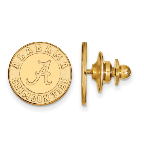 14kt Yellow Gold University of Alabama Crimson Tide Lapel Pin