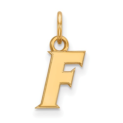 14kt Yellow Gold 3/8in University of Florida F Pendant