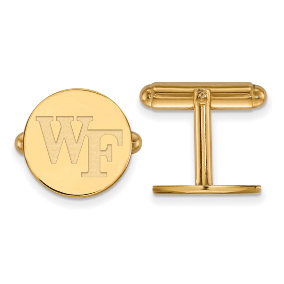 Wake Forest University WF Lapel Pin 14k Yellow Gold 