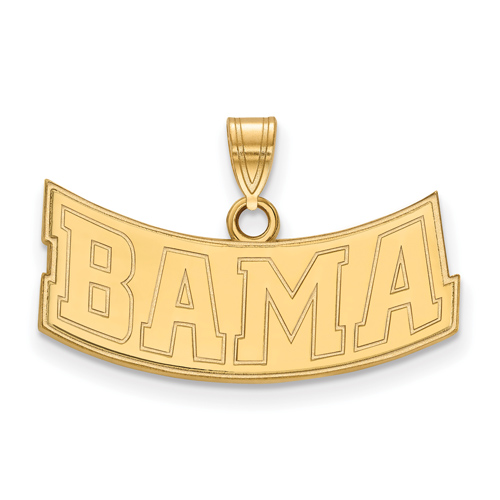 14kt Yellow Gold 1/2in BAMA Pendant
